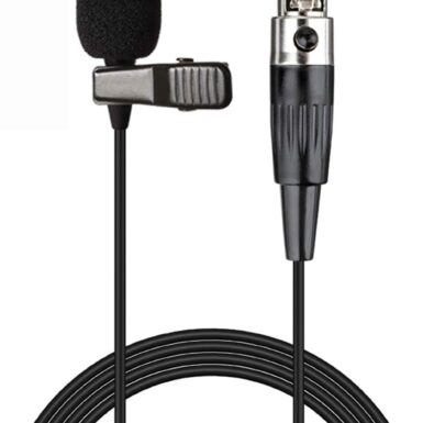 Lavalier Microphone Lapel Microphone Compatible with Shure Wireless Transmitter - Unidirectional Condenser Mic - Mini XLR TA4F Plug